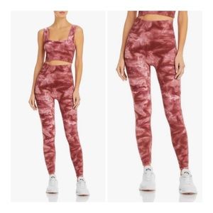 Free People, XS/S, Good Karma, Cherry, Tie Dye, Leggings, BRAND NEW!